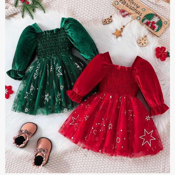 Red Velvet Baby Girls’s Dress Sz 12-18M - Picture 3 of 8